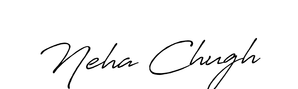 Design your own signature with our free online signature maker. With this signature software, you can create a handwritten (Antro_Vectra_Bolder) signature for name Neha Chugh. Neha Chugh signature style 7 images and pictures png