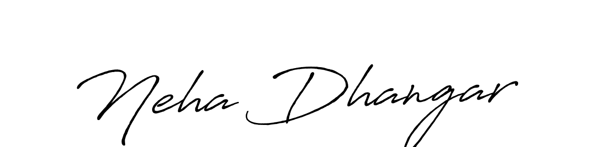Also we have Neha Dhangar name is the best signature style. Create professional handwritten signature collection using Antro_Vectra_Bolder autograph style. Neha Dhangar signature style 7 images and pictures png