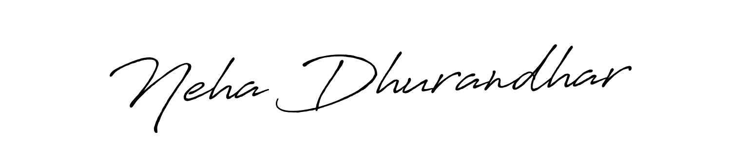 Antro_Vectra_Bolder is a professional signature style that is perfect for those who want to add a touch of class to their signature. It is also a great choice for those who want to make their signature more unique. Get Neha Dhurandhar name to fancy signature for free. Neha Dhurandhar signature style 7 images and pictures png