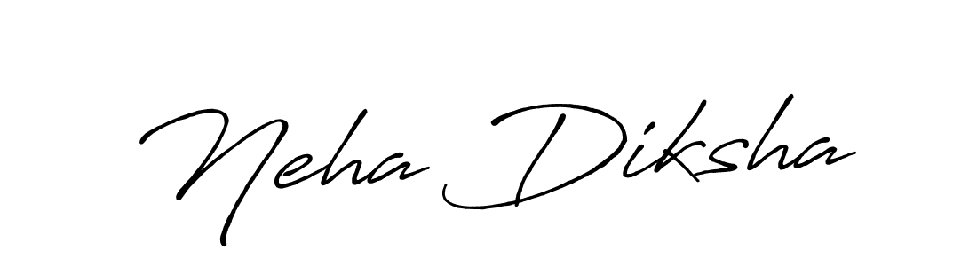 It looks lik you need a new signature style for name Neha Diksha. Design unique handwritten (Antro_Vectra_Bolder) signature with our free signature maker in just a few clicks. Neha Diksha signature style 7 images and pictures png