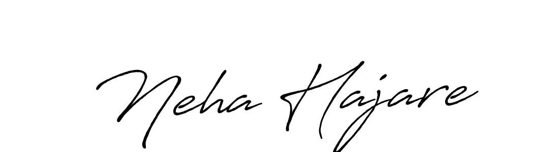Neha Hajare stylish signature style. Best Handwritten Sign (Antro_Vectra_Bolder) for my name. Handwritten Signature Collection Ideas for my name Neha Hajare. Neha Hajare signature style 7 images and pictures png