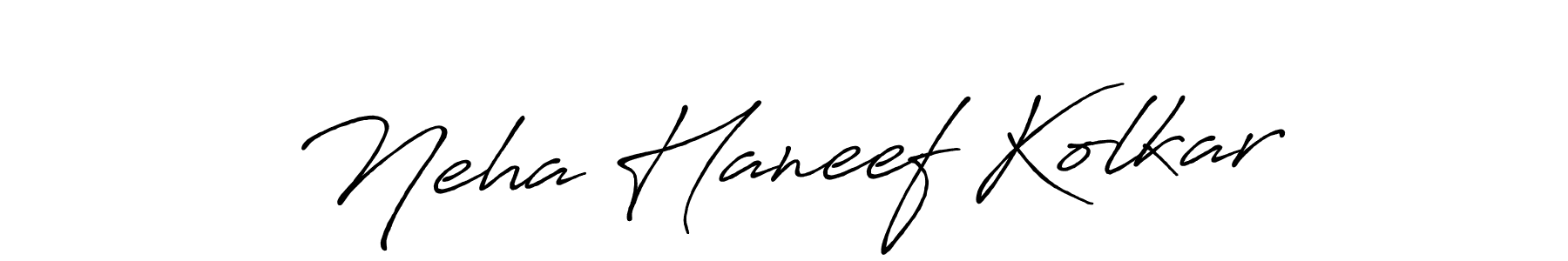 This is the best signature style for the Neha Haneef Kolkar name. Also you like these signature font (Antro_Vectra_Bolder). Mix name signature. Neha Haneef Kolkar signature style 7 images and pictures png