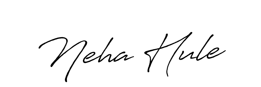 Create a beautiful signature design for name Neha Hule. With this signature (Antro_Vectra_Bolder) fonts, you can make a handwritten signature for free. Neha Hule signature style 7 images and pictures png