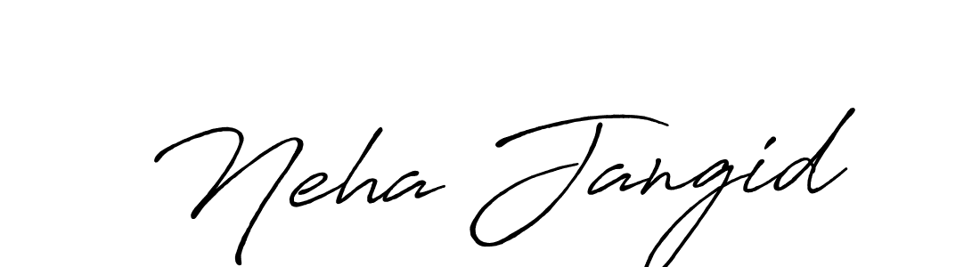 Also You can easily find your signature by using the search form. We will create Neha Jangid name handwritten signature images for you free of cost using Antro_Vectra_Bolder sign style. Neha Jangid signature style 7 images and pictures png