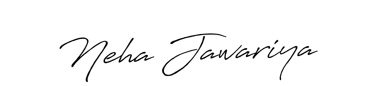 Design your own signature with our free online signature maker. With this signature software, you can create a handwritten (Antro_Vectra_Bolder) signature for name Neha Jawariya. Neha Jawariya signature style 7 images and pictures png