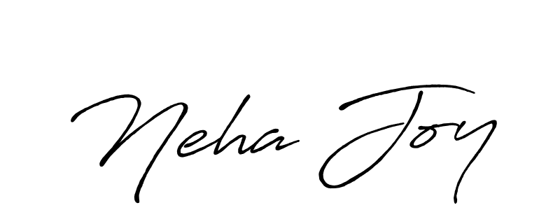 Neha Joy stylish signature style. Best Handwritten Sign (Antro_Vectra_Bolder) for my name. Handwritten Signature Collection Ideas for my name Neha Joy. Neha Joy signature style 7 images and pictures png