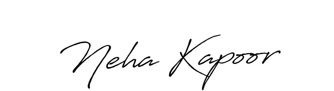 Use a signature maker to create a handwritten signature online. With this signature software, you can design (Antro_Vectra_Bolder) your own signature for name Neha Kapoor. Neha Kapoor signature style 7 images and pictures png