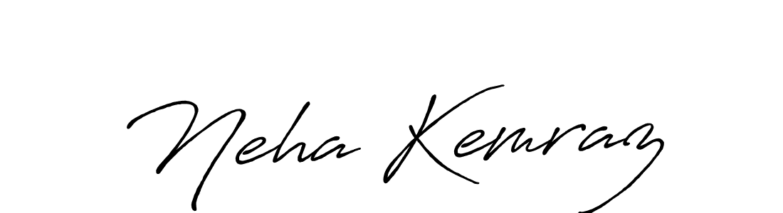 Also we have Neha Kemraz name is the best signature style. Create professional handwritten signature collection using Antro_Vectra_Bolder autograph style. Neha Kemraz signature style 7 images and pictures png