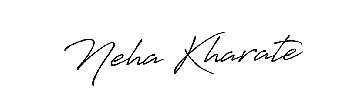 Use a signature maker to create a handwritten signature online. With this signature software, you can design (Antro_Vectra_Bolder) your own signature for name Neha Kharate. Neha Kharate signature style 7 images and pictures png