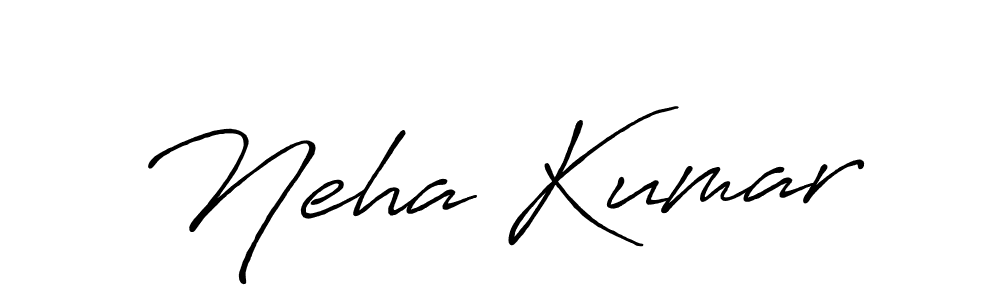 Create a beautiful signature design for name Neha Kumar. With this signature (Antro_Vectra_Bolder) fonts, you can make a handwritten signature for free. Neha Kumar signature style 7 images and pictures png