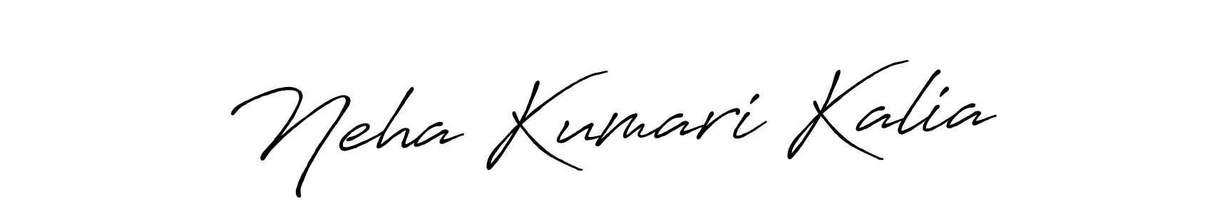 Design your own signature with our free online signature maker. With this signature software, you can create a handwritten (Antro_Vectra_Bolder) signature for name Neha Kumari Kalia. Neha Kumari Kalia signature style 7 images and pictures png