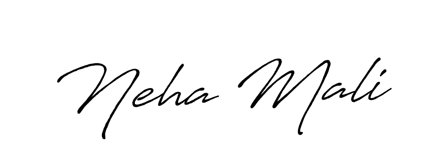 The best way (Antro_Vectra_Bolder) to make a short signature is to pick only two or three words in your name. The name Neha Mali include a total of six letters. For converting this name. Neha Mali signature style 7 images and pictures png