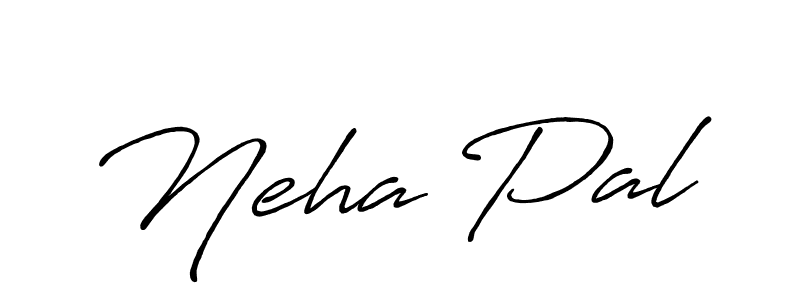 How to make Neha Pal name signature. Use Antro_Vectra_Bolder style for creating short signs online. This is the latest handwritten sign. Neha Pal signature style 7 images and pictures png