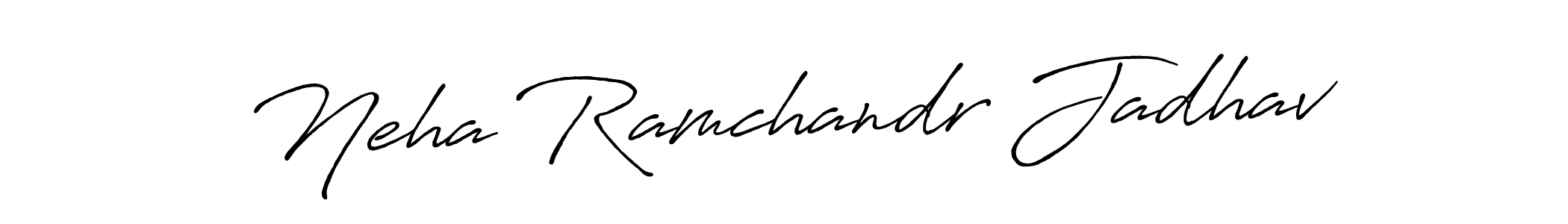 You should practise on your own different ways (Antro_Vectra_Bolder) to write your name (Neha Ramchandr Jadhav) in signature. don't let someone else do it for you. Neha Ramchandr Jadhav signature style 7 images and pictures png