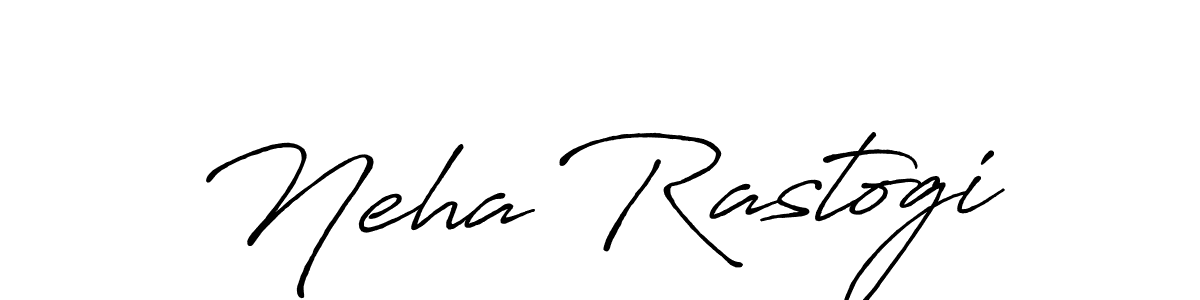 It looks lik you need a new signature style for name Neha Rastogi. Design unique handwritten (Antro_Vectra_Bolder) signature with our free signature maker in just a few clicks. Neha Rastogi signature style 7 images and pictures png