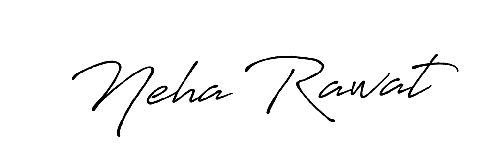 Use a signature maker to create a handwritten signature online. With this signature software, you can design (Antro_Vectra_Bolder) your own signature for name Neha Rawat. Neha Rawat signature style 7 images and pictures png