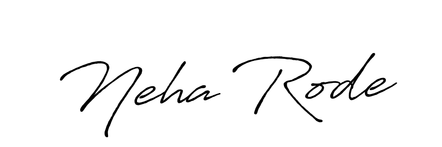 How to make Neha Rode signature? Antro_Vectra_Bolder is a professional autograph style. Create handwritten signature for Neha Rode name. Neha Rode signature style 7 images and pictures png