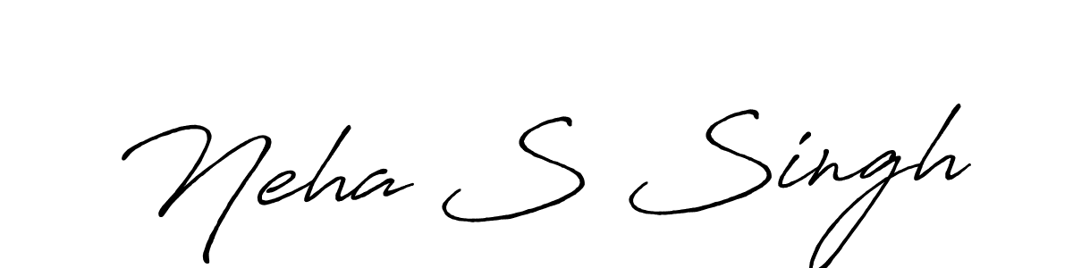 Also we have Neha S Singh name is the best signature style. Create professional handwritten signature collection using Antro_Vectra_Bolder autograph style. Neha S Singh signature style 7 images and pictures png