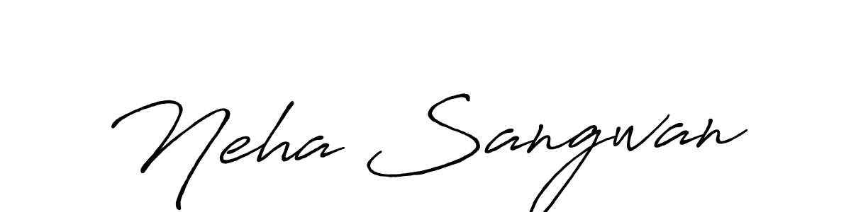 It looks lik you need a new signature style for name Neha Sangwan. Design unique handwritten (Antro_Vectra_Bolder) signature with our free signature maker in just a few clicks. Neha Sangwan signature style 7 images and pictures png