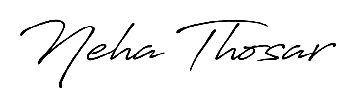 The Antro_Vectra_Bolder handwriting style adds charm and authenticity to name Neha Thosar. A wonderful choice for personal thank-you notes. Neha Thosar signature style 7 images and pictures png