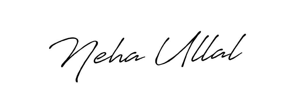 Create a beautiful signature design for name Neha Ullal. With this signature (Antro_Vectra_Bolder) fonts, you can make a handwritten signature for free. Neha Ullal signature style 7 images and pictures png