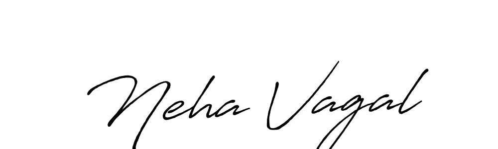 Create a beautiful signature design for name Neha Vagal. With this signature (Antro_Vectra_Bolder) fonts, you can make a handwritten signature for free. Neha Vagal signature style 7 images and pictures png