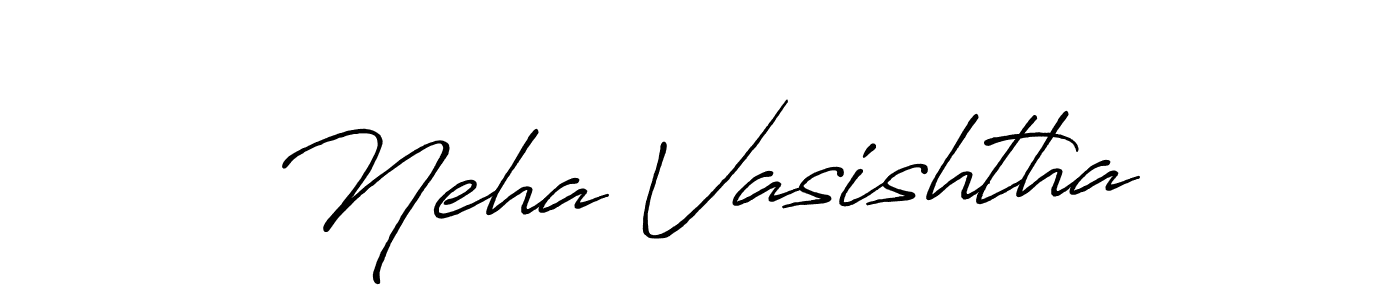 How to make Neha Vasishtha signature? Antro_Vectra_Bolder is a professional autograph style. Create handwritten signature for Neha Vasishtha name. Neha Vasishtha signature style 7 images and pictures png
