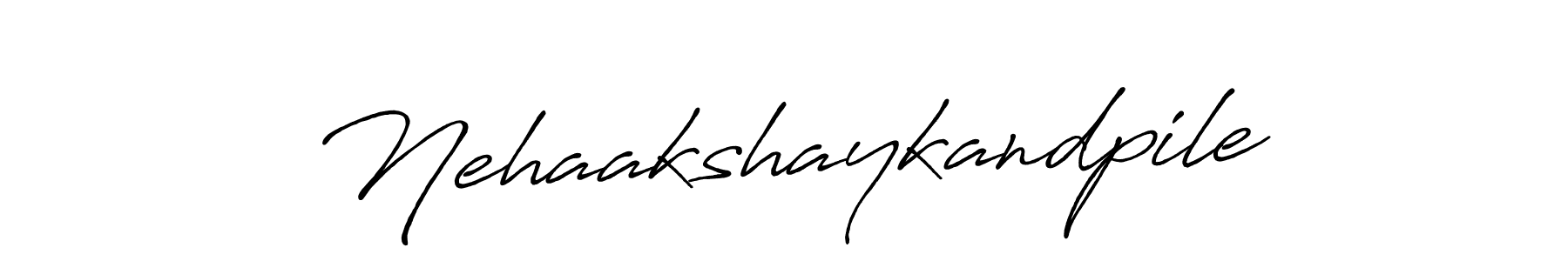 Best and Professional Signature Style for Nehaakshaykandpile. Antro_Vectra_Bolder Best Signature Style Collection. Nehaakshaykandpile signature style 7 images and pictures png
