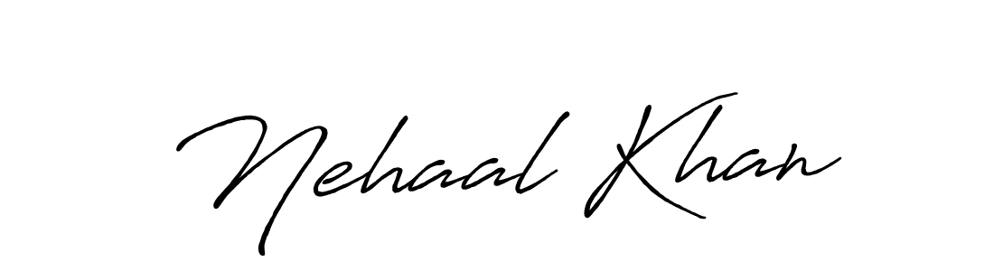 You should practise on your own different ways (Antro_Vectra_Bolder) to write your name (Nehaal Khan) in signature. don't let someone else do it for you. Nehaal Khan signature style 7 images and pictures png