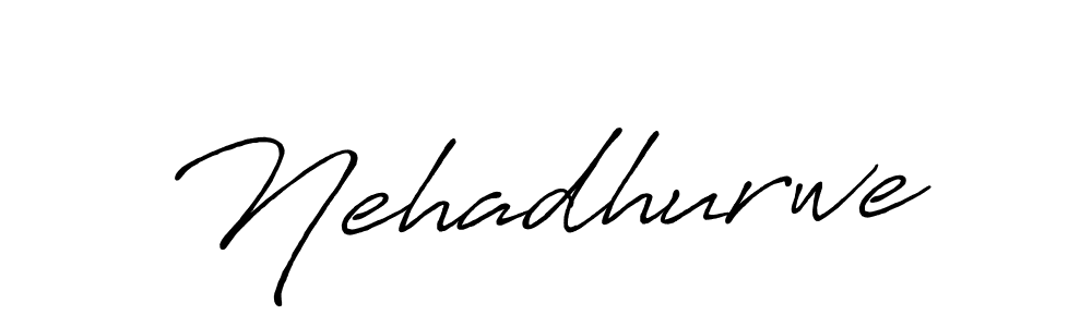 How to make Nehadhurwe signature? Antro_Vectra_Bolder is a professional autograph style. Create handwritten signature for Nehadhurwe name. Nehadhurwe signature style 7 images and pictures png