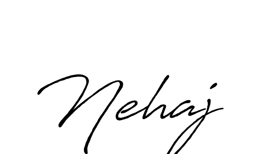 The best way (Antro_Vectra_Bolder) to make a short signature is to pick only two or three words in your name. The name Nehaj include a total of six letters. For converting this name. Nehaj signature style 7 images and pictures png