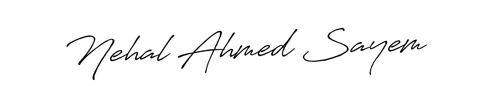 Best and Professional Signature Style for Nehal Ahmed Sayem. Antro_Vectra_Bolder Best Signature Style Collection. Nehal Ahmed Sayem signature style 7 images and pictures png