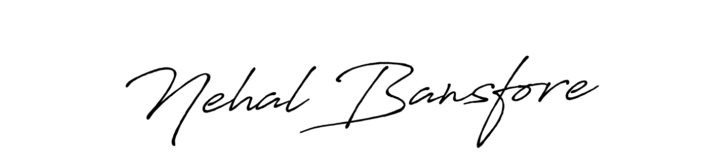 How to Draw Nehal Bansfore signature style? Antro_Vectra_Bolder is a latest design signature styles for name Nehal Bansfore. Nehal Bansfore signature style 7 images and pictures png