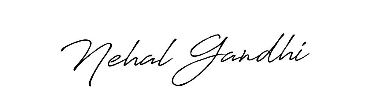 You should practise on your own different ways (Antro_Vectra_Bolder) to write your name (Nehal Gandhi) in signature. don't let someone else do it for you. Nehal Gandhi signature style 7 images and pictures png