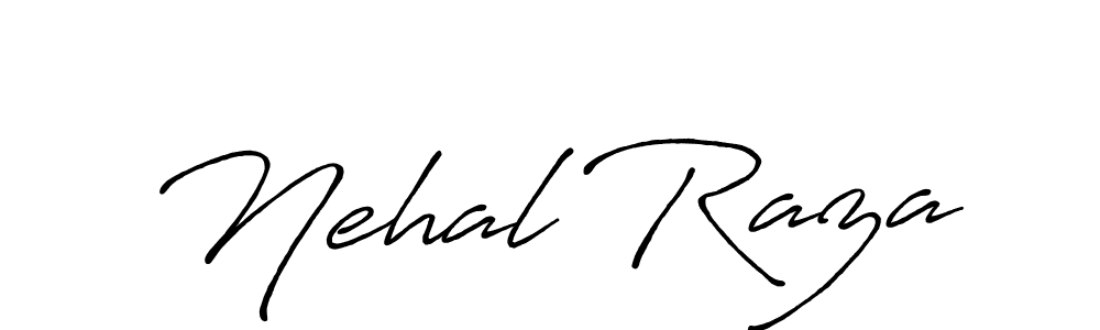 The best way (Antro_Vectra_Bolder) to make a short signature is to pick only two or three words in your name. The name Nehal Raza include a total of six letters. For converting this name. Nehal Raza signature style 7 images and pictures png