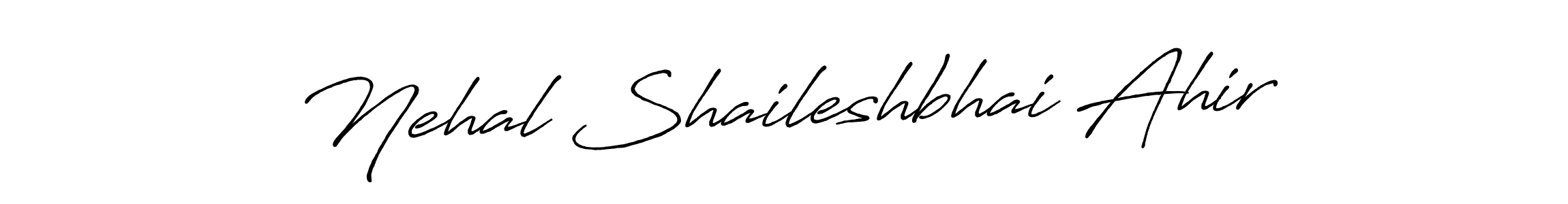 Make a beautiful signature design for name Nehal Shaileshbhai Ahir. Use this online signature maker to create a handwritten signature for free. Nehal Shaileshbhai Ahir signature style 7 images and pictures png