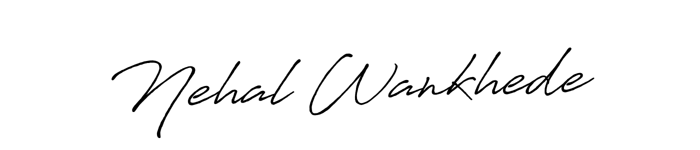 if you are searching for the best signature style for your name Nehal Wankhede. so please give up your signature search. here we have designed multiple signature styles  using Antro_Vectra_Bolder. Nehal Wankhede signature style 7 images and pictures png