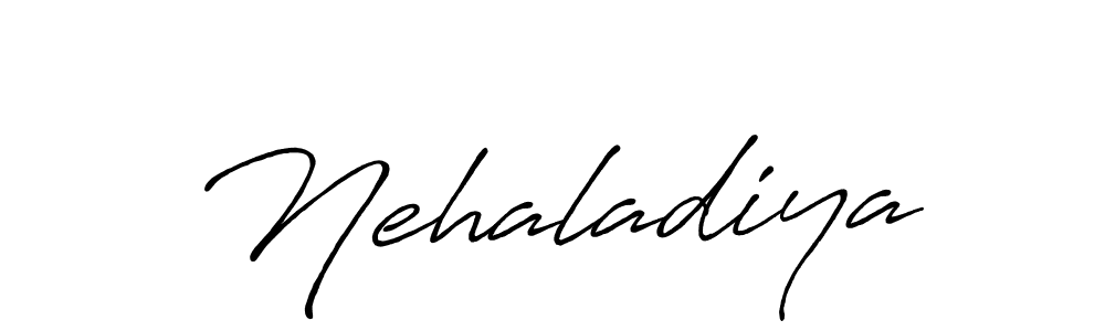 Also we have Nehaladiya name is the best signature style. Create professional handwritten signature collection using Antro_Vectra_Bolder autograph style. Nehaladiya signature style 7 images and pictures png