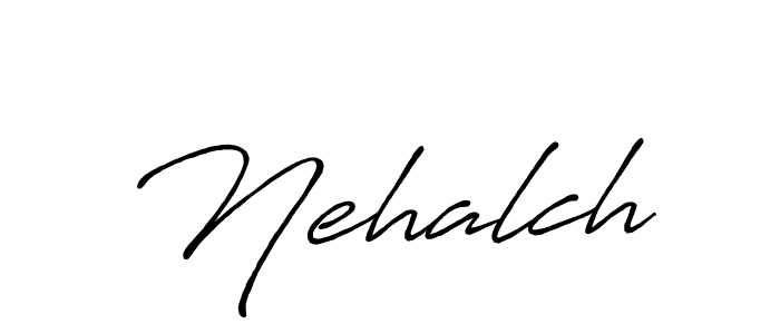 Nehalch stylish signature style. Best Handwritten Sign (Antro_Vectra_Bolder) for my name. Handwritten Signature Collection Ideas for my name Nehalch. Nehalch signature style 7 images and pictures png