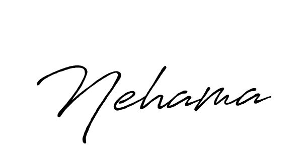 Design your own signature with our free online signature maker. With this signature software, you can create a handwritten (Antro_Vectra_Bolder) signature for name Nehama. Nehama signature style 7 images and pictures png