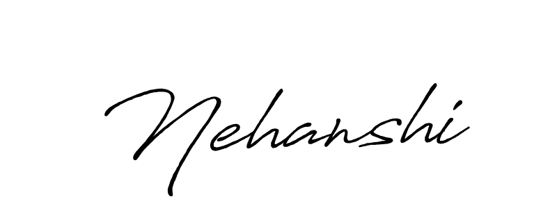 The best way (Antro_Vectra_Bolder) to make a short signature is to pick only two or three words in your name. The name Nehanshi include a total of six letters. For converting this name. Nehanshi signature style 7 images and pictures png