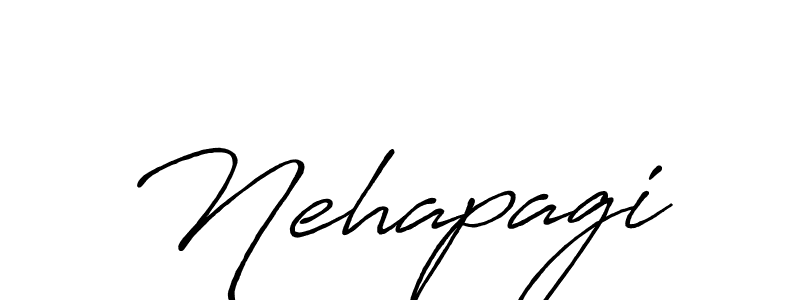 Create a beautiful signature design for name Nehapagi. With this signature (Antro_Vectra_Bolder) fonts, you can make a handwritten signature for free. Nehapagi signature style 7 images and pictures png