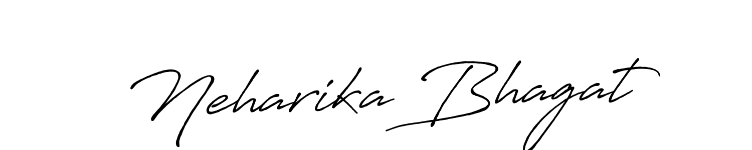 It looks lik you need a new signature style for name Neharika Bhagat. Design unique handwritten (Antro_Vectra_Bolder) signature with our free signature maker in just a few clicks. Neharika Bhagat signature style 7 images and pictures png