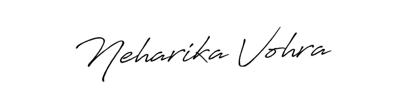 It looks lik you need a new signature style for name Neharika Vohra. Design unique handwritten (Antro_Vectra_Bolder) signature with our free signature maker in just a few clicks. Neharika Vohra signature style 7 images and pictures png