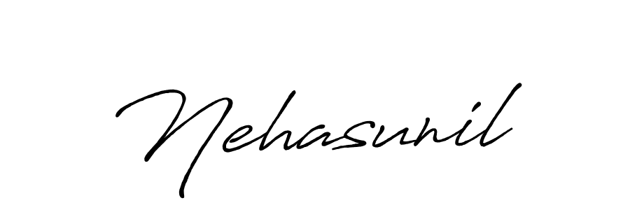Also we have Nehasunil name is the best signature style. Create professional handwritten signature collection using Antro_Vectra_Bolder autograph style. Nehasunil signature style 7 images and pictures png