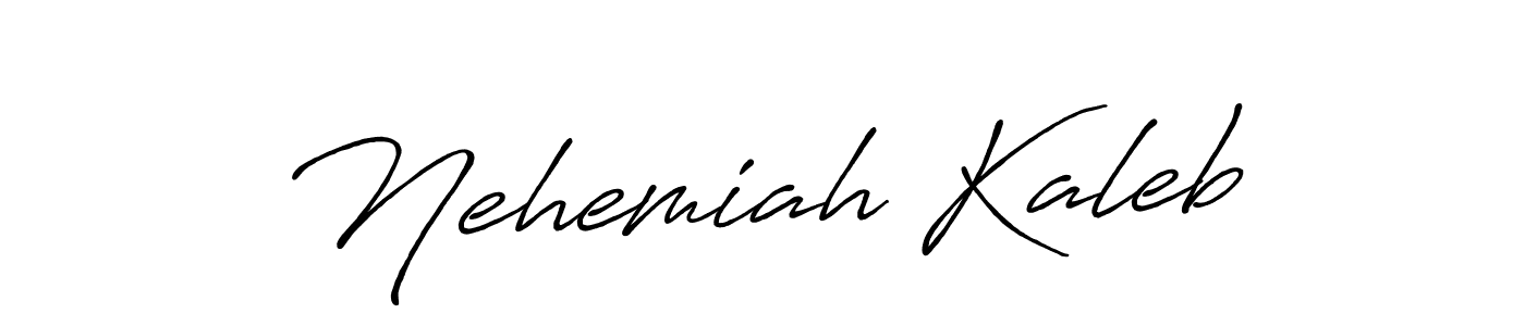 Once you've used our free online signature maker to create your best signature Antro_Vectra_Bolder style, it's time to enjoy all of the benefits that Nehemiah Kaleb name signing documents. Nehemiah Kaleb signature style 7 images and pictures png