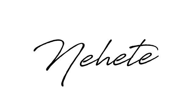 Make a short Nehete signature style. Manage your documents anywhere anytime using Antro_Vectra_Bolder. Create and add eSignatures, submit forms, share and send files easily. Nehete signature style 7 images and pictures png