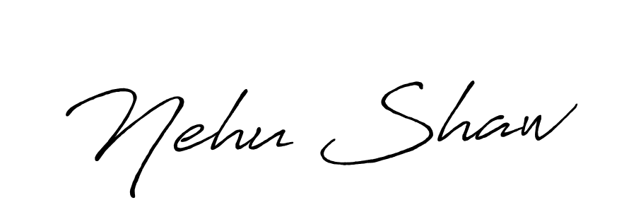 Make a beautiful signature design for name Nehu Shaw. Use this online signature maker to create a handwritten signature for free. Nehu Shaw signature style 7 images and pictures png