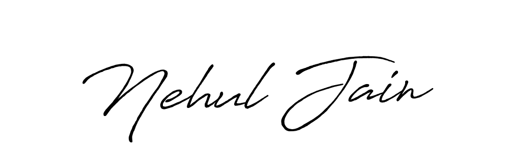 It looks lik you need a new signature style for name Nehul Jain. Design unique handwritten (Antro_Vectra_Bolder) signature with our free signature maker in just a few clicks. Nehul Jain signature style 7 images and pictures png