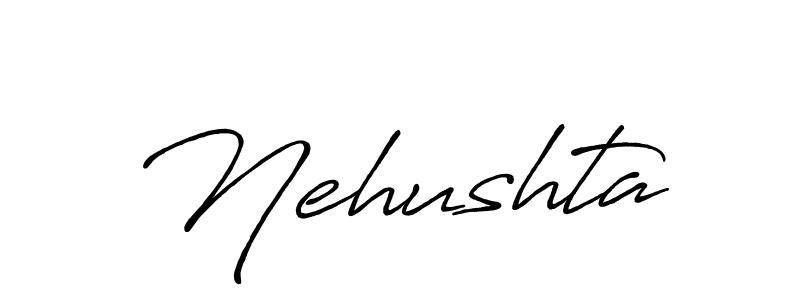 How to make Nehushta signature? Antro_Vectra_Bolder is a professional autograph style. Create handwritten signature for Nehushta name. Nehushta signature style 7 images and pictures png